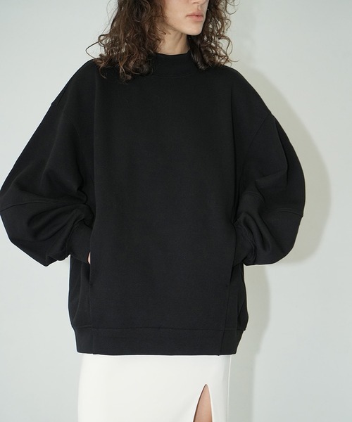 CLANE - スクエアスリーブニットトップス - SQUARE SLEEVE KNIT
