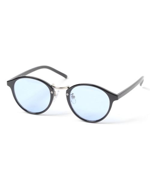 LAKOLE（ラコレ）の「ウェリントンコンビシルバーサングラス / 994357（サングラス・メンズ・ライトブルー/ブラック/グレー/スモーク/チャコール・FREE）」の6枚目の写真