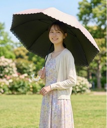 ALWAYS GOOD TIME | 【一級遮光・晴雨兼用】UV日傘/PARASOL/パラソル フラワーヒートカット(長傘)