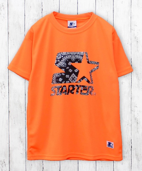 STARTER(スターター)の「STARTER スターター ペイスリーロゴ 半袖Tシャツ(Tシャツ/カットソー・キッズ・ブラック/オフホワイト/ブルー/イエロー/オレンジ/チャコール・130cm/140cm/150cm/160cm)」の6枚目の写真