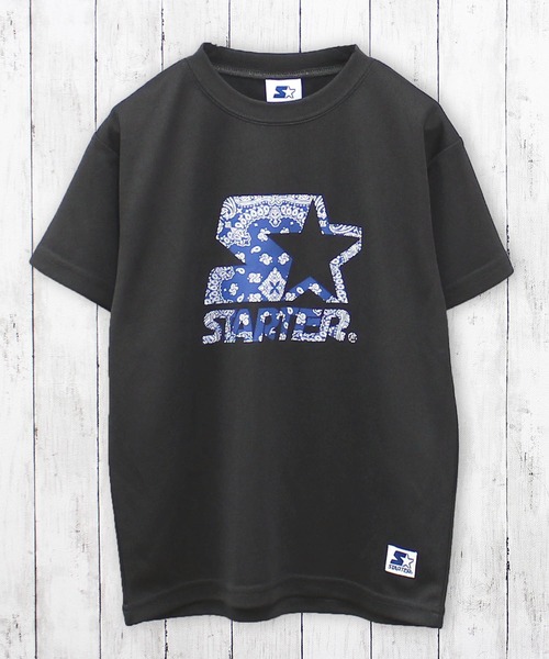 STARTER(スターター)の「STARTER スターター ペイスリーロゴ 半袖Tシャツ(Tシャツ/カットソー・キッズ・ブラック/オフホワイト/ブルー/イエロー/オレンジ/チャコール・130cm/140cm/150cm/160cm)」の3枚目の写真