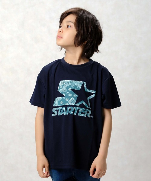 STARTER(スターター)の「STARTER スターター ペイスリーロゴ 半袖Tシャツ(Tシャツ/カットソー・キッズ・ブラック/オフホワイト/ブルー/イエロー/オレンジ/チャコール・130cm/140cm/150cm/160cm)」の16枚目の写真