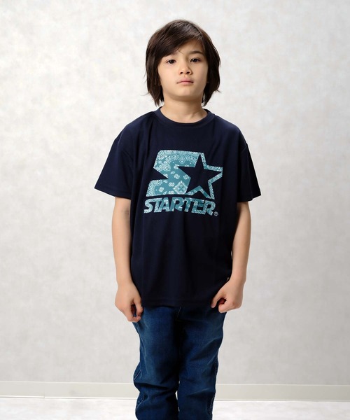 STARTER(スターター)の「STARTER スターター ペイスリーロゴ 半袖Tシャツ(Tシャツ/カットソー・キッズ・ブラック/オフホワイト/ブルー/イエロー/オレンジ/チャコール・130cm/140cm/150cm/160cm)」の17枚目の写真