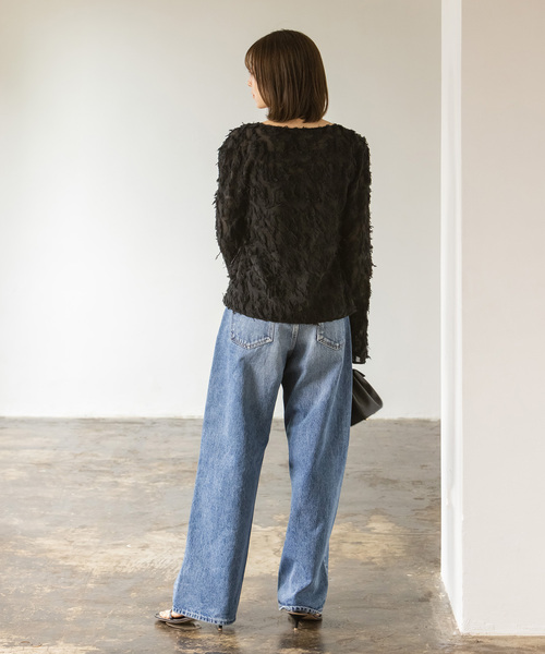 Noble（ノーブル）の「ジャガードカシュクールブラウス（シャツ