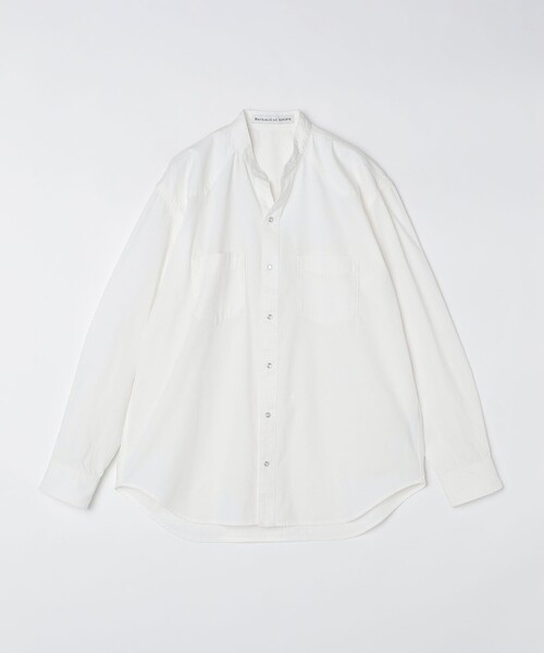 【セール】BATEAUX DE SHIPS: スタンドカラー ダンガリー 長袖 ウエスタンシャツ（シャツ/ブラウス）｜SHIPS（シップス）