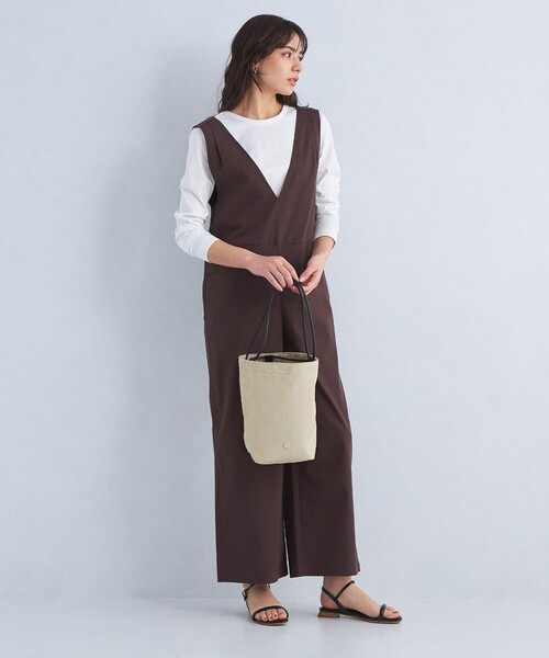 green label relaxing(グリーンレーベルリラクシング)の「【別注】<ORCIVAL>ドロスト 2WAY バッグ(トートバッグ・レディース・ブラック/クリーム・FREE)」の19枚目の写真