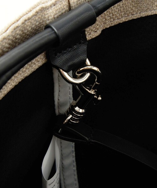 green label relaxing(グリーンレーベルリラクシング)の「【別注】<ORCIVAL>ドロスト 2WAY バッグ(トートバッグ・レディース・ブラック/クリーム・FREE)」の8枚目の写真