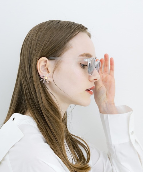 SMELLY（スメリー）の「ボスリントンサングラス（サングラス・レディース・イエロー系その他/ブラック/ブラック系その他/クリア・-）」の7枚目の写真