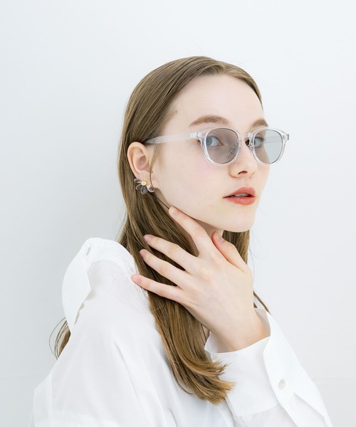 SMELLY（スメリー）の「ボスリントンサングラス（サングラス・レディース・イエロー系その他/ブラック/ブラック系その他/クリア・-）」の8枚目の写真