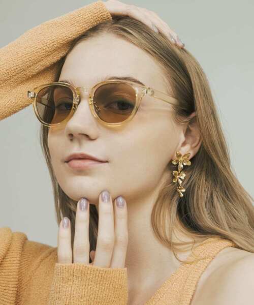 SMELLY（スメリー）の「ボスリントンサングラス（サングラス・レディース・イエロー系その他/ブラック/ブラック系その他/クリア・-）」の14枚目の写真