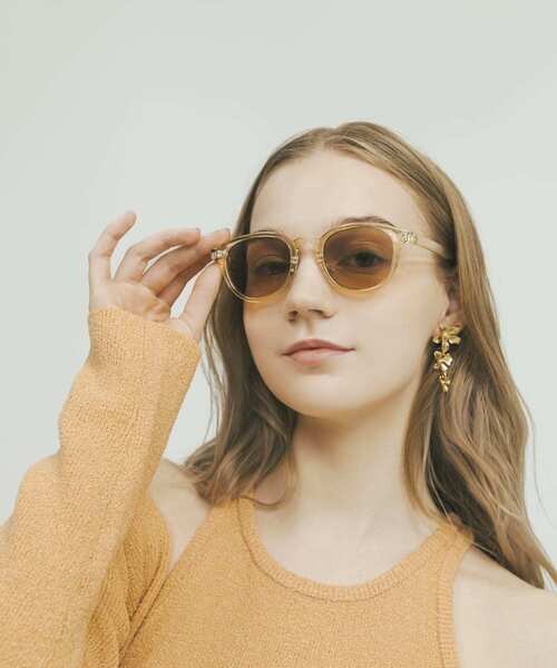 SMELLY（スメリー）の「ボスリントンサングラス（サングラス・レディース・イエロー系その他/ブラック/ブラック系その他/クリア・-）」の15枚目の写真