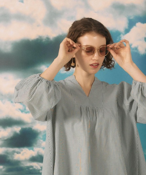 SMELLY（スメリー）の「ボスリントンサングラス（サングラス・レディース・イエロー系その他/ブラック/ブラック系その他/クリア・-）」の16枚目の写真