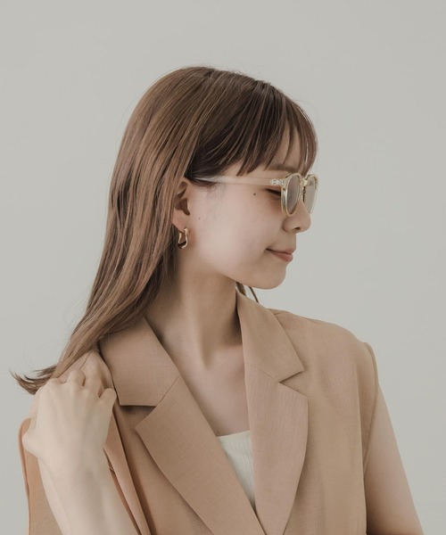 SMELLY（スメリー）の「ボスリントンサングラス（サングラス・レディース・イエロー系その他/ブラック/ブラック系その他/クリア・-）」の21枚目の写真