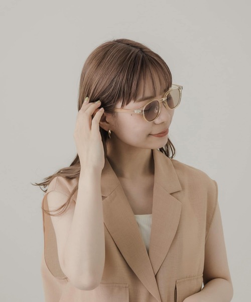 SMELLY（スメリー）の「ボスリントンサングラス（サングラス・レディース・イエロー系その他/ブラック/ブラック系その他/クリア・-）」の22枚目の写真