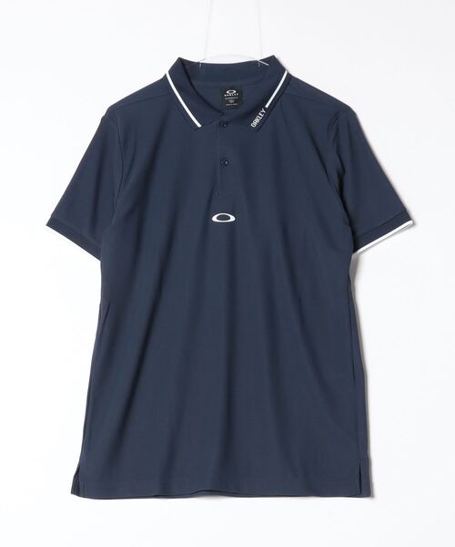 OAKLEY（オークリー）の「オークリー  ENHANCE SS POLO ESSENTIAL 14.0（ポロシャツ・メンズ・ピンク/ホワイト/ネイビー・M/L/LL/3L）」の3枚目の写真