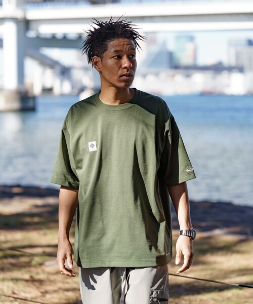 FREAK'S STORE(フリークスストア)の「限定展開 Columbia×FREAK'S STORE/コロンビア 別注 インペリアルパーク バックプリント クルーネックTシャツ(Tシャツ/カットソー・メンズ・ホワイト/ブラック/ベージュ/グレー/グリーン/ホワイト系その他/ブラック系その他/グレー系その他/ベージュ系その他/グリーン系その他・SMALL/MEDIUM/LARGE/X-LARGE)」の11枚目の写真