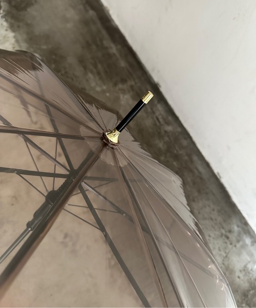 COMMON WARE（コモンウェアー）の「NT:バンブーハンドル カラービニール傘　58cm（長傘・レディース・ブラック/ネイビー/ブラウン・FREE）」の13枚目の写真