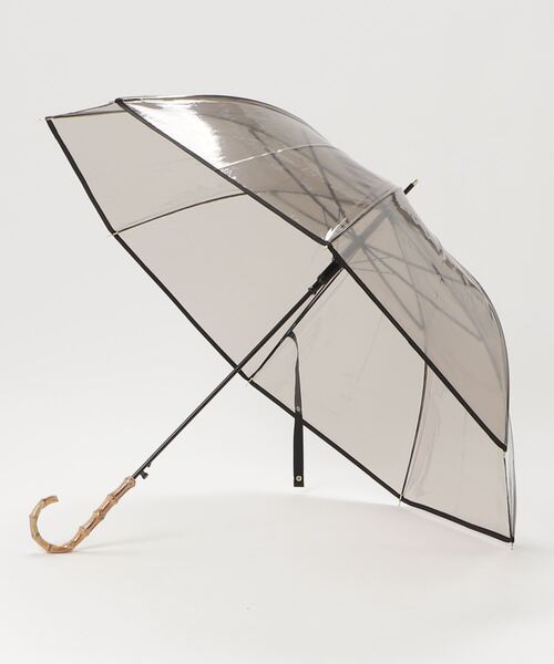 COMMON WARE（コモンウェアー）の「NT:バンブーハンドル カラービニール傘　58cm（長傘・レディース・ブラック/ネイビー/ブラウン・FREE）」の10枚目の写真