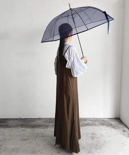 COMMON WARE（コモンウェアー）の「NT:バンブーハンドル カラービニール傘　58cm（長傘・レディース・ブラック/ネイビー/ブラウン・FREE）」の21枚目の写真