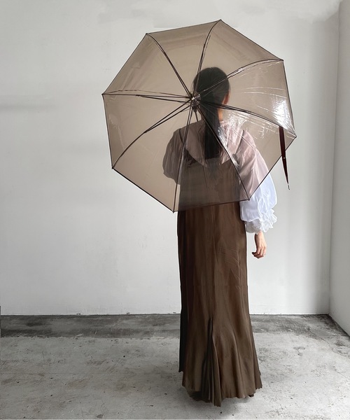 COMMON WARE（コモンウェアー）の「NT:バンブーハンドル カラービニール傘　58cm（長傘・レディース・ブラック/ネイビー/ブラウン・FREE）」の20枚目の写真