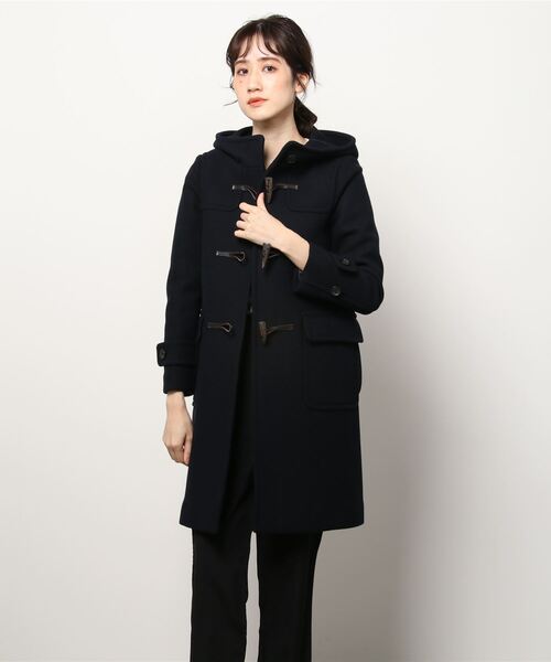 VIOLET BUFFALO WALLOWS ダッフルコート ネイビー S 不味かっ