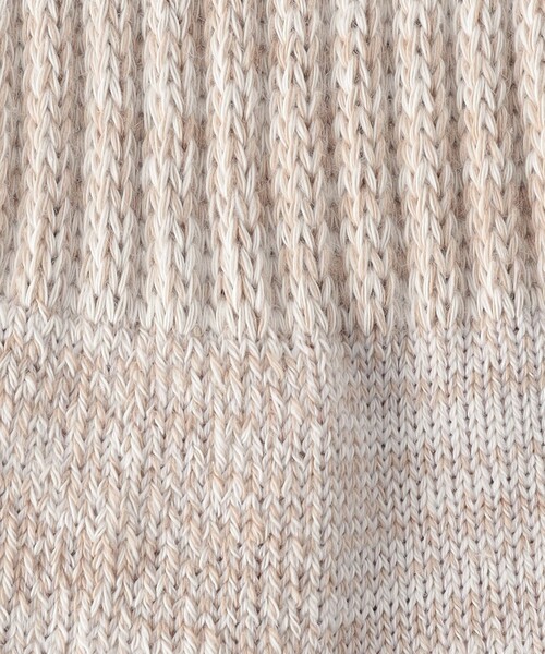 BEAUTY&YOUTH UNITED ARROWS（ビューティーアンドユースユナイテッドアローズ）の「ルーズ パイル クルー モク ソックス（ソックス/靴下・メンズ・オフホワイト/オリーブ・FREE）」の3枚目の写真