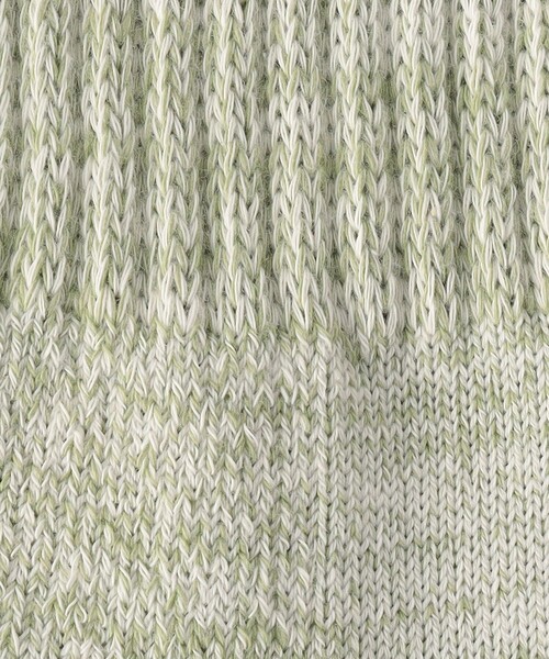 BEAUTY&YOUTH UNITED ARROWS（ビューティーアンドユースユナイテッドアローズ）の「ルーズ パイル クルー モク ソックス（ソックス/靴下・メンズ・オフホワイト/オリーブ・FREE）」の5枚目の写真