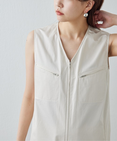 GALLARDAGALANTE（ガリャルダガランテ）の「【HERITANOVUM】ジャンプスーツ（つなぎ/オールインワン・レディース・ベージュ/ブラック・FREE）」の8枚目の写真