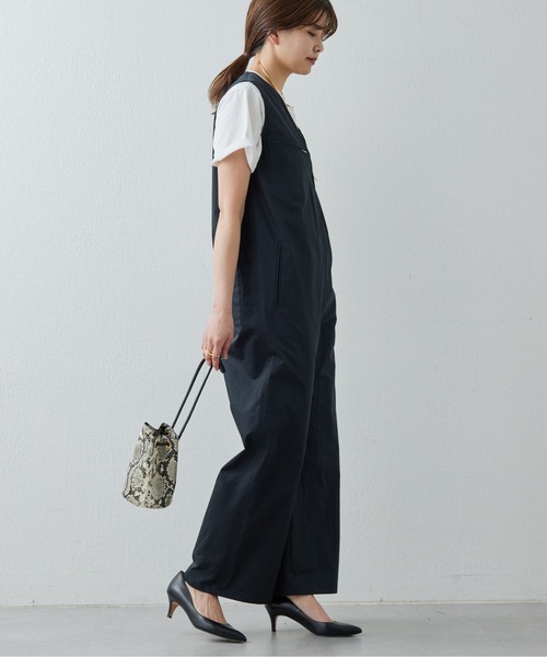 GALLARDAGALANTE（ガリャルダガランテ）の「【HERITANOVUM】ジャンプスーツ（つなぎ/オールインワン・レディース・ベージュ/ブラック・FREE）」の10枚目の写真