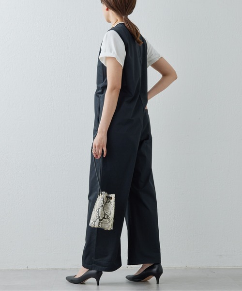 GALLARDAGALANTE（ガリャルダガランテ）の「【HERITANOVUM】ジャンプスーツ（つなぎ/オールインワン・レディース・ベージュ/ブラック・FREE）」の11枚目の写真