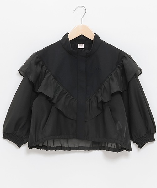 mezzo piano junior新品未使用150cm シアーフリルブルゾン セール】シアーフリルブルゾン（ブルゾン）｜mezzo piano Junior