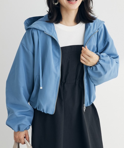 ELENCARE DUE(エレンカーレデュエ)の「・ELENCARE DUE バルーンマウンテンパーカー(マウンテンパーカー・レディース・ブラック/アイボリー/ブルー/ライトグレー/ベージュ・FREE)」の5枚目の写真