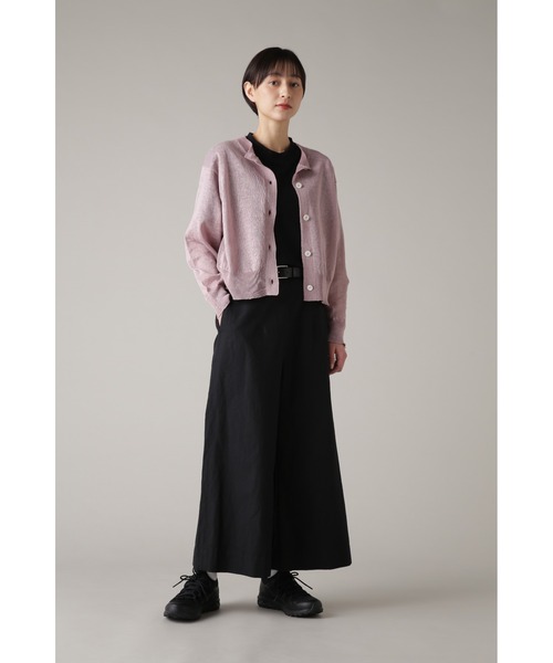 マーガレットハウエル、ボレロ丈カーディガン MARGARET HOWELL（マーガレットハウエル）の「FINE LINEN