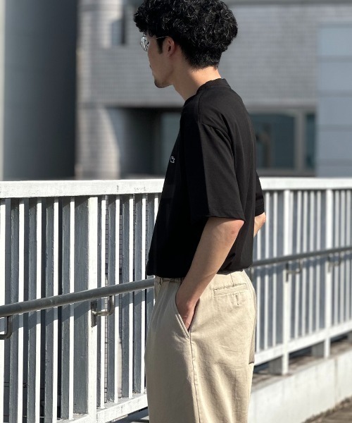 LACOSTE（ラコステ）の「[LACOSTE/ラコステ] ワンポイントロゴ クルーネックTシャツ（Tシャツ/カットソー・レディース・ブラック/サックスブルー/ネイビー/ホワイト/アイボリー/グリーン・2/3/4/5/6）」の22枚目の写真