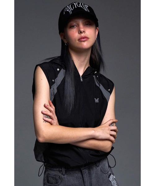 FANCY CLUB（ファンシークラブ）の「NASTY FANCY CLUB／フードボレロセット　2116646（ブルゾン・メンズ・ブルー/ブラック・FREE）」の8枚目の写真