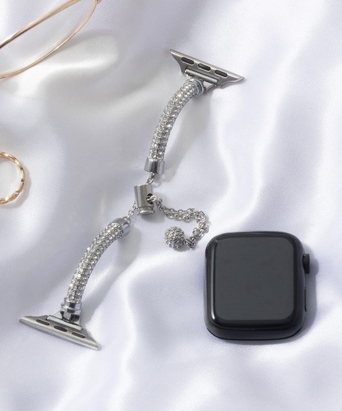 emonique(エモニーク)の「ステンレス製 Apple Watch バンド スマートウォッチバンド【38/40/41/42/44/45/49mm対応】(デジタル腕時計・レディース・ブラック/ピンクゴールド/ゴールド/シルバー・42/38)」の3枚目の写真