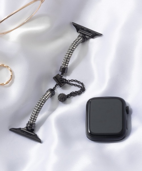 emonique(エモニーク)の「ステンレス製 Apple Watch バンド スマートウォッチバンド【38/40/41/42/44/45/49mm対応】(デジタル腕時計・レディース・ブラック/ピンクゴールド/ゴールド/シルバー・42/38)」の2枚目の写真