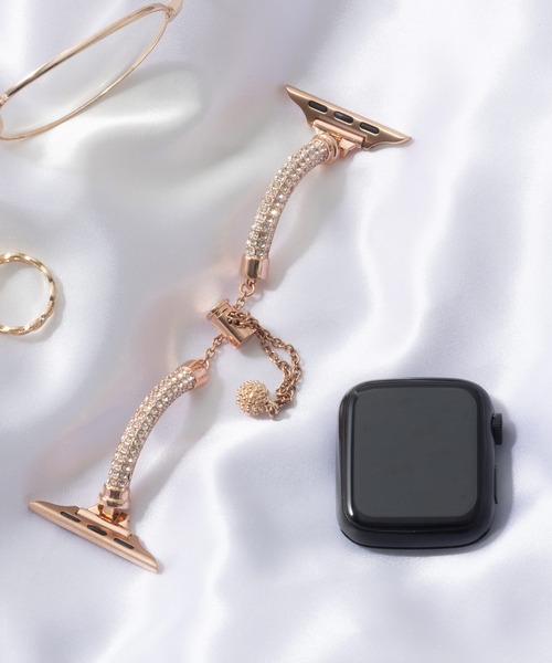 emonique(エモニーク)の「ステンレス製 Apple Watch バンド スマートウォッチバンド【38/40/41/42/44/45/49mm対応】(デジタル腕時計・レディース・ブラック/ピンクゴールド/ゴールド/シルバー・42/38)」の9枚目の写真