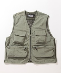 【FIRST DOWN/ファーストダウン】RIVER VEST TASLAN NYLON / タスランナイロン リバーベスト 24SS