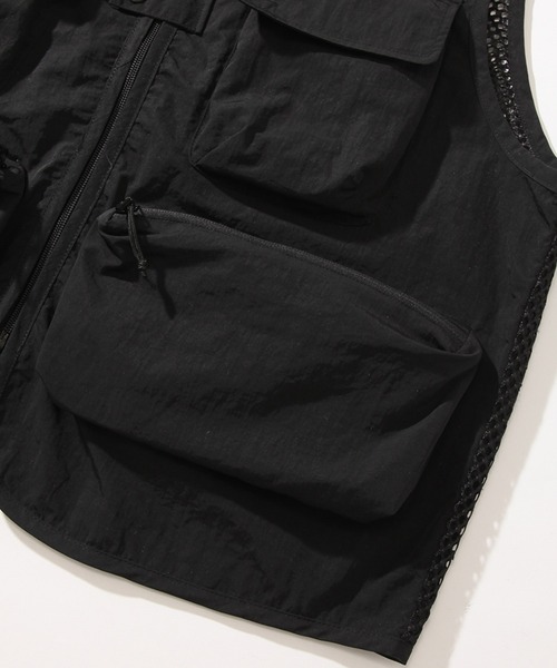 FIRST DOWN(ファーストダウン)の「【FIRST DOWN/ファーストダウン】RIVER VEST TASLAN NYLON / タスランナイロン リバーベスト 24SS(ベスト・メンズ・セージグリーン/グレー/ブラック・XL/L/M)」の21枚目の写真