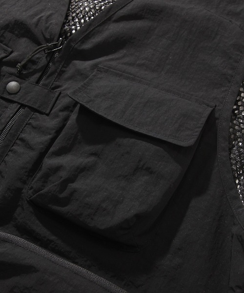 FIRST DOWN(ファーストダウン)の「【FIRST DOWN/ファーストダウン】RIVER VEST TASLAN NYLON / タスランナイロン リバーベスト 24SS(ベスト・メンズ・セージグリーン/グレー/ブラック・XL/L/M)」の20枚目の写真