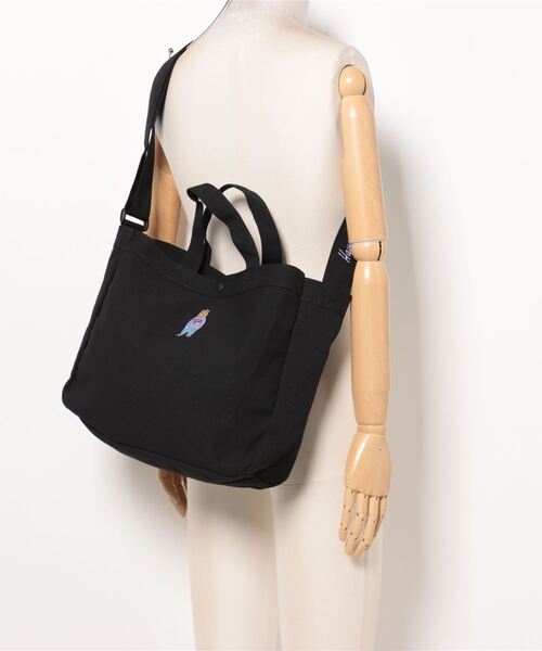 TONE SELECT GOODS（トーンセレクトグッズ）の「urbanfemine./A4収納 くま キャンバストートバッグ U7237（トートバッグ・レディース・ブラック/ホワイト・FREE）」の16枚目の写真