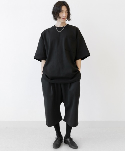 minsobi（ミンソビ）の「バックボーン半袖Tシャツ（Tシャツ/カットソー・メンズ・グレー/ブラック・FREE）」の16枚目の写真
