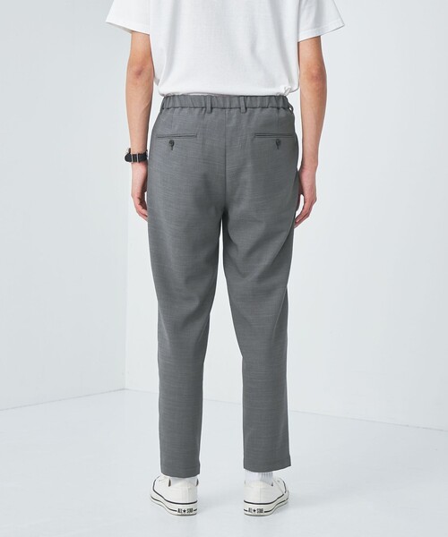 green label relaxing(グリーンレーベルリラクシング)の「リネンライク 2プリーツ ユーティリティーパンツ 9分丈 イージーパンツ -ストレッチ・防シワ-(その他パンツ・メンズ・グレー/ナチュラル/ネイビー・S/M/L/XL)」の9枚目の写真