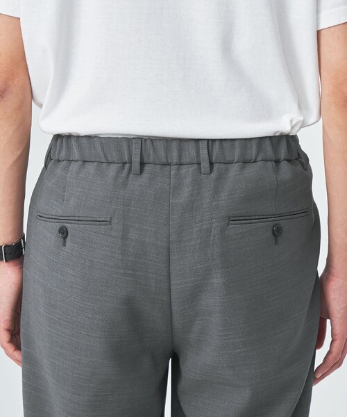 green label relaxing(グリーンレーベルリラクシング)の「リネンライク 2プリーツ ユーティリティーパンツ 9分丈 イージーパンツ -ストレッチ・防シワ-(その他パンツ・メンズ・グレー/ナチュラル/ネイビー・S/M/L/XL)」の12枚目の写真
