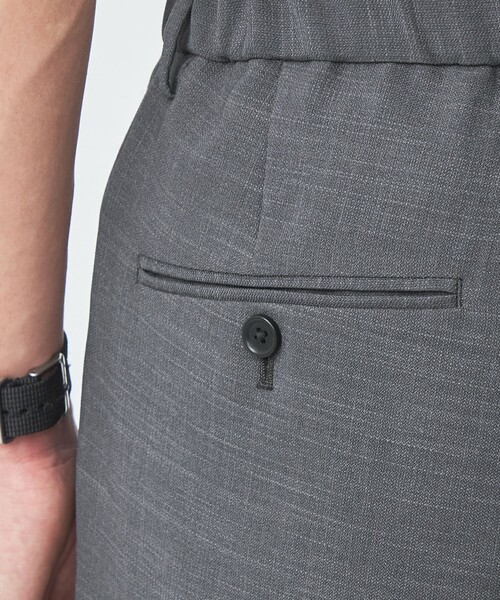 green label relaxing(グリーンレーベルリラクシング)の「リネンライク 2プリーツ ユーティリティーパンツ 9分丈 イージーパンツ -ストレッチ・防シワ-(その他パンツ・メンズ・グレー/ナチュラル/ネイビー・S/M/L/XL)」の13枚目の写真