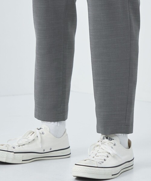 green label relaxing(グリーンレーベルリラクシング)の「リネンライク 2プリーツ ユーティリティーパンツ 9分丈 イージーパンツ -ストレッチ・防シワ-(その他パンツ・メンズ・グレー/ナチュラル/ネイビー・S/M/L/XL)」の14枚目の写真