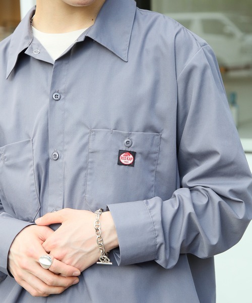 【セール】【RED KAP】Long Sleeve Shirt RK6500（シャツ/ブラウス）｜RED KAP（レッドキャップ）