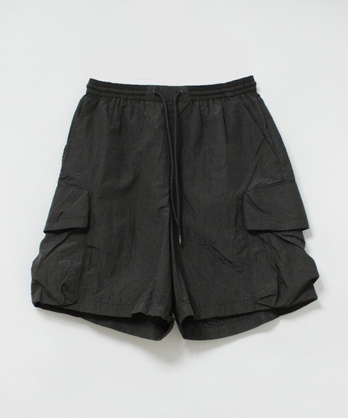 RNA(アールエヌエー)の「T1009 シャイニーナイロンショーツ(その他パンツ・レディース・ブルー/オレンジ/ブラック・MEDIUM)」の2枚目の写真