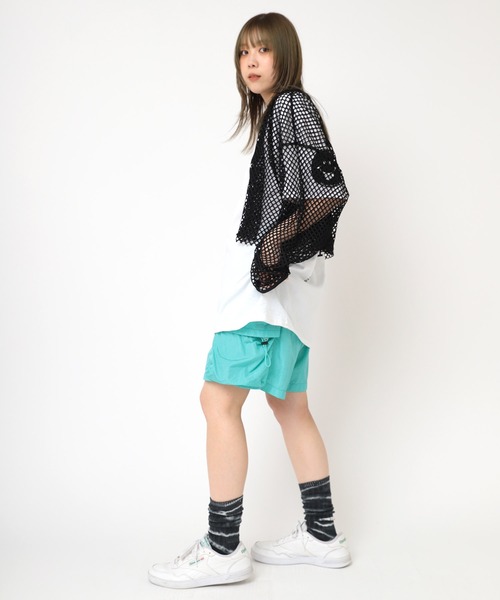 RNA(アールエヌエー)の「T1009 シャイニーナイロンショーツ(その他パンツ・レディース・ブルー/オレンジ/ブラック・MEDIUM)」の9枚目の写真